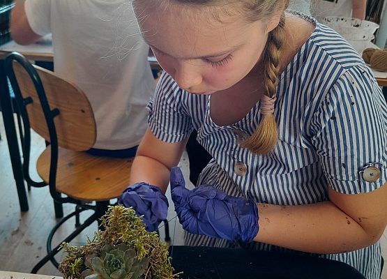 Klasa druga w EKO - PRACOWNI grafika