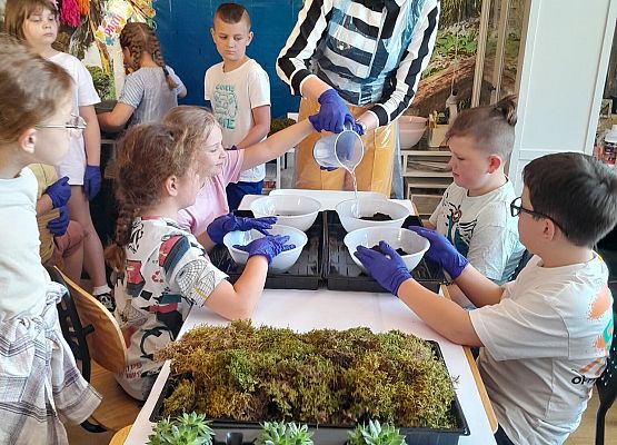 Klasa druga w EKO - PRACOWNI grafika