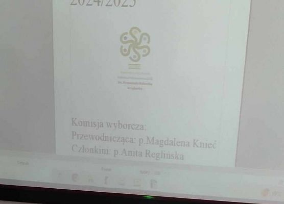 Wybory w klasie 2A grafika