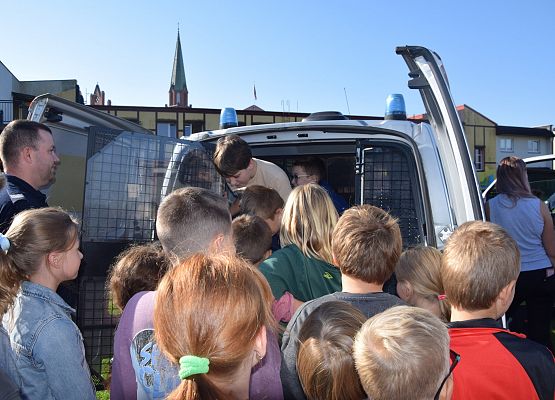 Wizyta Policji w naszej szkole grafika