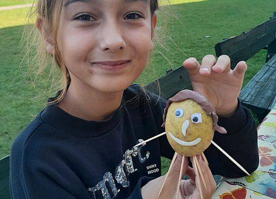 "Ziemniaczany król" grafika