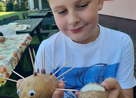 "Ziemniaczany król" grafika