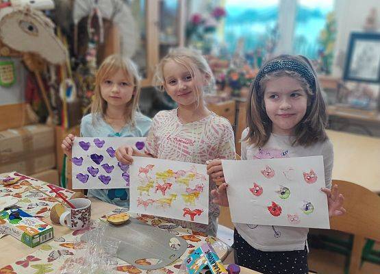 Ziemniaczane stempelki grafika