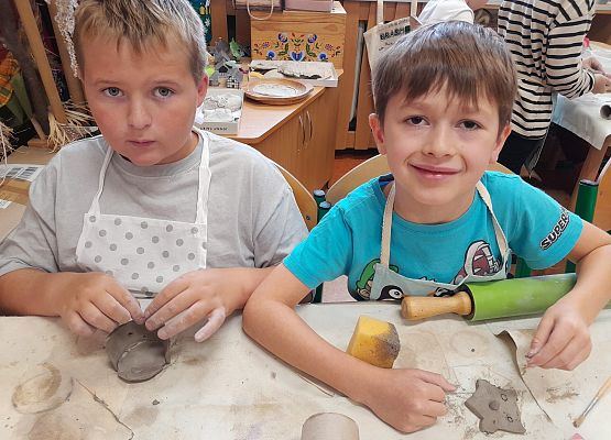 Arteterapia gliną w kl.I - III grafika