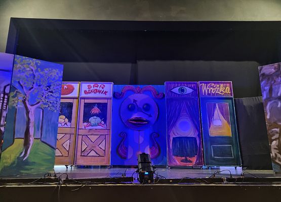 Spektakl "Wilk i Zając" grafika