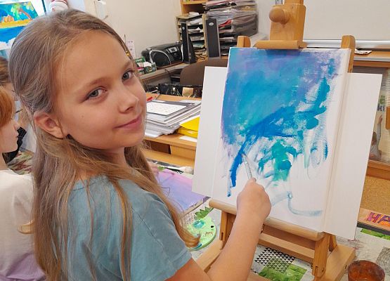 Wystawa ,,Na płótnie malowane" grafika