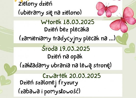 Szalony Wiosenny Tydzień grafika