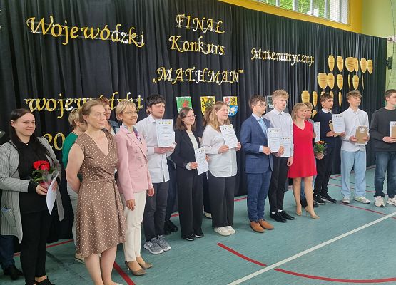 Finał Wojewódzkiego Konkursu Matematycznego "Mathman" grafika