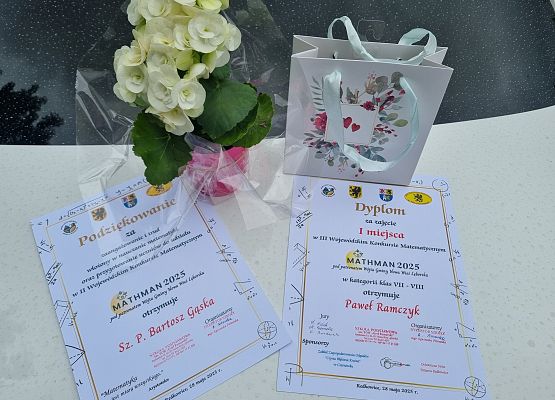 Finał Wojewódzkiego Konkursu Matematycznego "Mathman" grafika