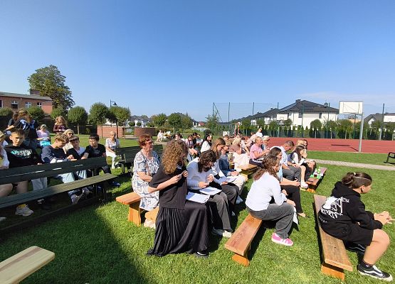 Narodowe Czytanie 2025 dzieł Jana Kochanowskiego grafika