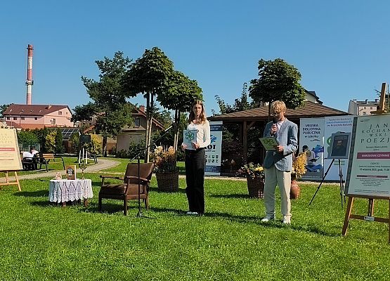 Narodowe Czytanie 2025 dzieł Jana Kochanowskiego grafika