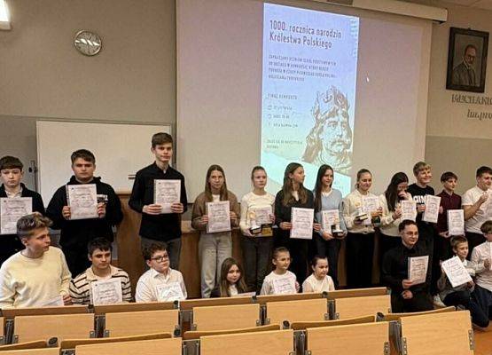 1000 rocznica narodzin Królestwa Polskiego – wojewódzki konkurs historyczny grafika