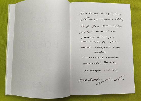 Podziękowanie od Prezydenta RP za udział w Narodowym Czytaniu 2025 grafika