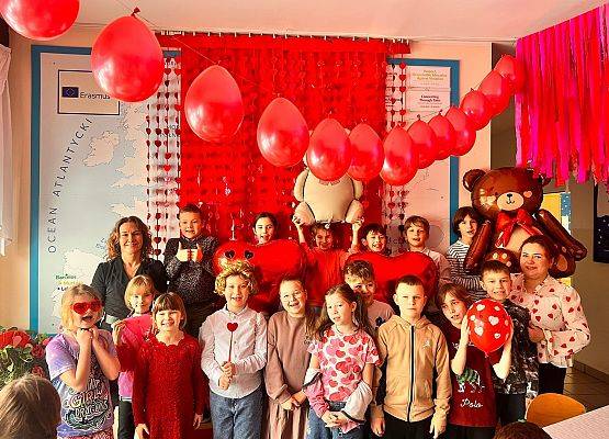 Walentynki z Samorządem Uczniowskim grafika