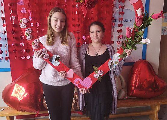 Walentynki z Samorządem Uczniowskim grafika