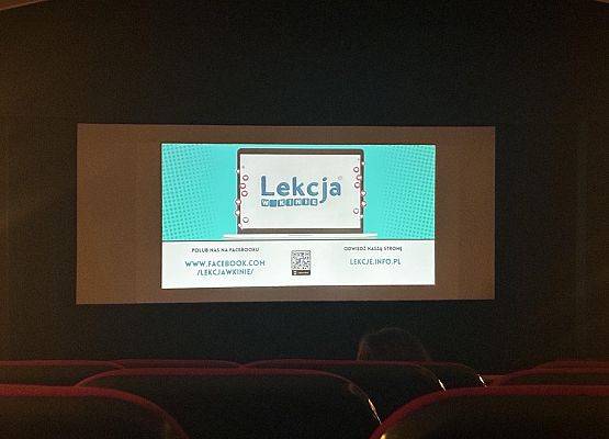 Lekcja w kinie grafika