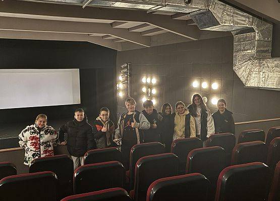 Lekcja w kinie grafika