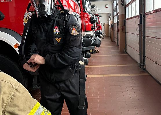 Klasa 3b odwiedziła Państwową Straż Pożarną w Lęborku grafika