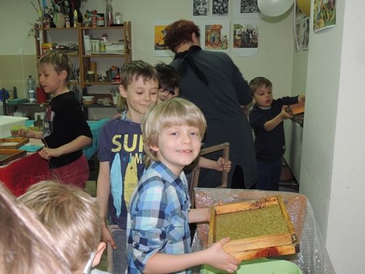  Grafika #2: WARSZTATY "PAPIER CZERPANY" grafika