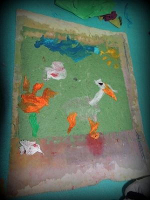  Grafika #7: WARSZTATY "PAPIER CZERPANY" grafika