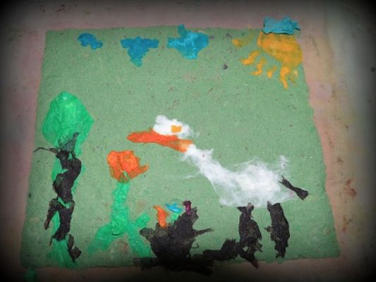  Grafika #8: WARSZTATY "PAPIER CZERPANY" grafika