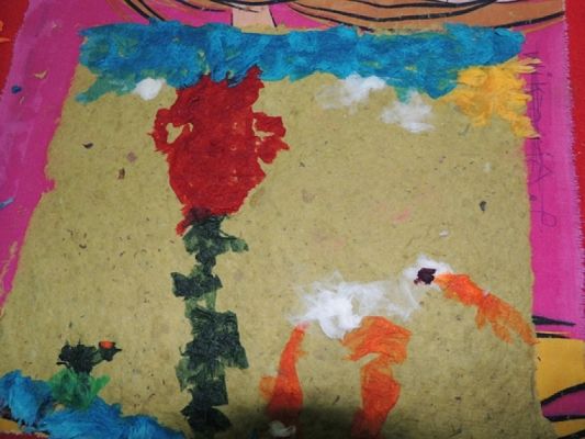  Grafika #12: WARSZTATY "PAPIER CZERPANY" grafika