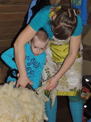  Grafika #6: LEKCJA MUZEALNA W SWOŁOWIE Opowieści utkane … o wełnie grafika