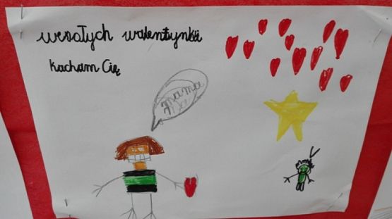  Grafika #5: SŁODKIE WALENTYNKI W KLASIE PIERWSZEJ grafika