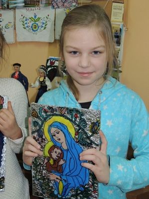  Grafika #9: GINĄCE RZEMIOSŁA – MALOWANIE NA SZKLE grafika