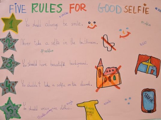  Grafika #1: “HOW TO MAKE A GOOD SELFIE? grafika