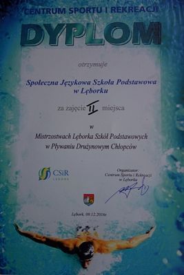  Grafika #8: Mistrzostwa Lęborka Szkół Podstawowych w Pływaniu Drużynowym Dziewcząt i Chłopców i Finał Powiatowy XLV Igrzysk Młodzieży Szkolnej Województwa Pomorskiego 2016/2017 grafika