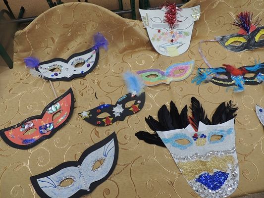  Grafika #6: WENECKIE MASKI KARNAWAŁOWE grafika