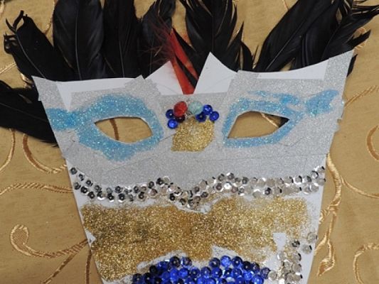  Grafika #7: WENECKIE MASKI KARNAWAŁOWE grafika