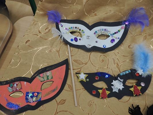  Grafika #9: WENECKIE MASKI KARNAWAŁOWE grafika
