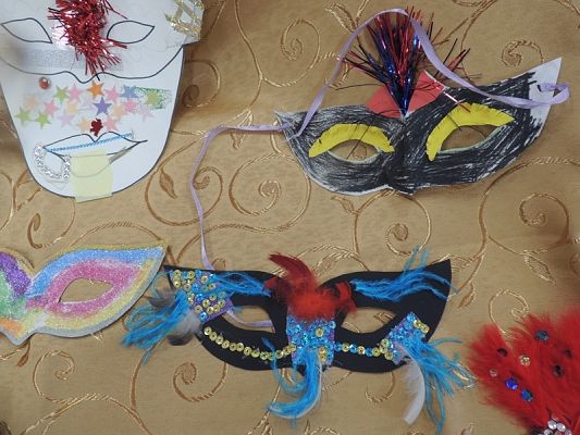  Grafika #10: WENECKIE MASKI KARNAWAŁOWE grafika