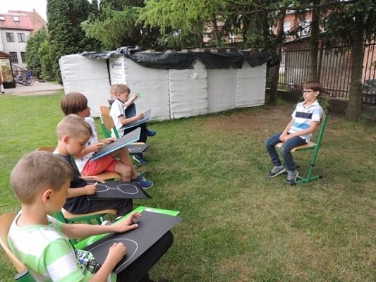  Grafika #2: PORTRET KOLEGI grafika