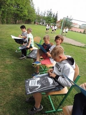  Grafika #5: PORTRET KOLEGI grafika