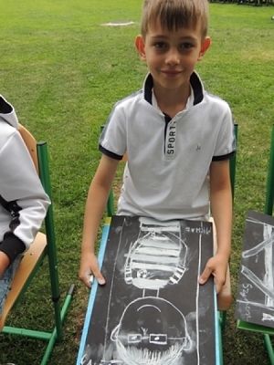  Grafika #9: PORTRET KOLEGI grafika