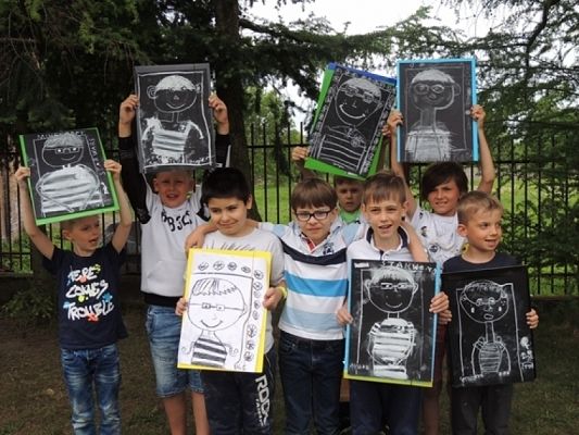  Grafika #12: PORTRET KOLEGI grafika