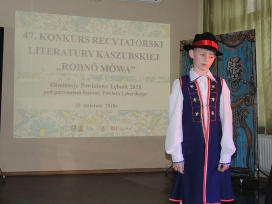  Grafika #2: Eliminacje Powiatowe 47. Konkursu Recytatorskiego ,,RODNÔ MÒWA grafika