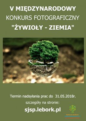  Grafika #1: V Międzynarodowy Konkurs Fotograficzny Żywioły – Ziemia grafika