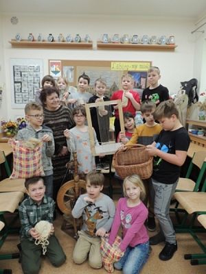  Grafika #14: ,,KROSNO, OSNOWA – WARSZTATY TKACKIE grafika