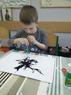  Grafika #4: KLEKSOGRAFIA grafika