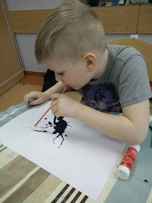  Grafika #6: KLEKSOGRAFIA grafika