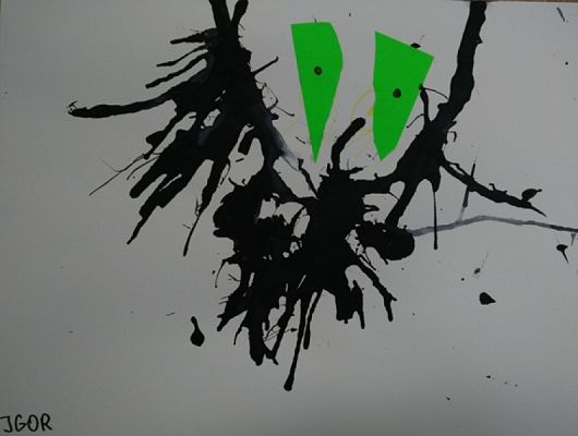  Grafika #9: KLEKSOGRAFIA grafika