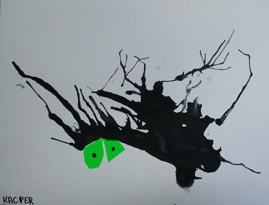  Grafika #12: KLEKSOGRAFIA grafika