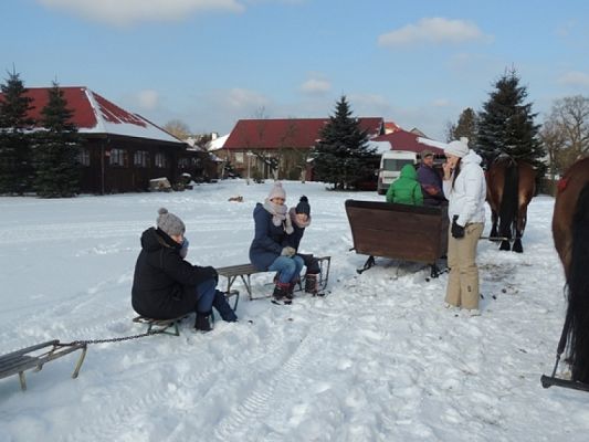  Grafika #1: ,,Pędzi, pędzi kulig niczym błyskawica… grafika