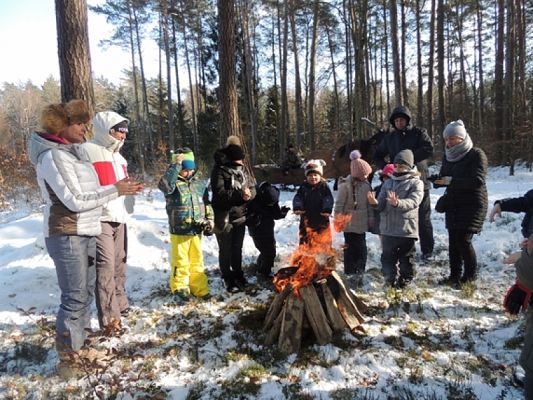  Grafika #6: ,,Pędzi, pędzi kulig niczym błyskawica… grafika