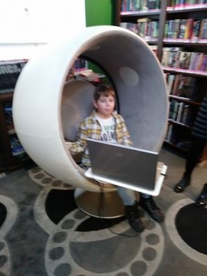  Grafika #2: Lekcja w Miejskiej Bibliotece Publicznej w Lęborku grafika