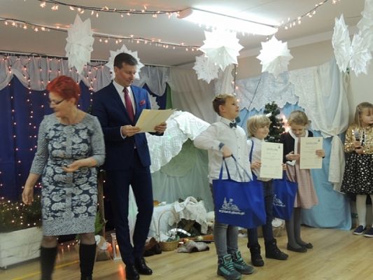  Grafika #4: NAGRODY W XV MIEJSKIM KONKURSIE KOLĘD I PASTORAŁEK grafika